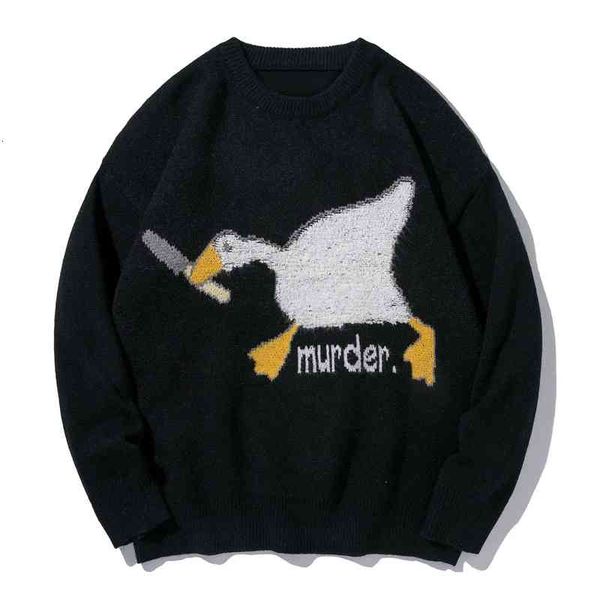 Men's Hoodies & Sweatshirts Men Harajuku Sweater Cartoon Spoof Goose Print Pullover Casual O-neck Knitted Top Hip Hop Loose Couple Stre, Black
Men's Hoodies & Sweatshirts Men Harajuku Sweater Cartoon Spoof Goose Print Pullover Casual O-neck Knitted Top Hip Hop Loose Couple Stre, Black