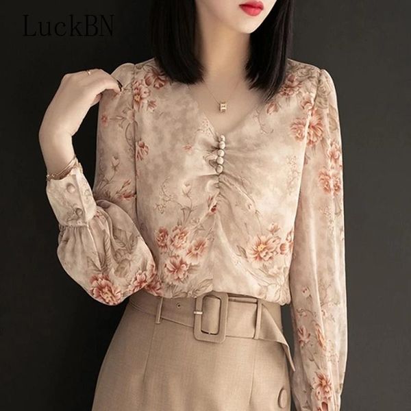 women's blouses & shirts women blouse spring autumn style chiffon loose lady casual v-neck long sleeve red black beige blusas 2021, White
women's blouses & shirts women blouse spring autumn style chiffon loose lady casual v-neck long sleeve red black beige blusas 2021, White