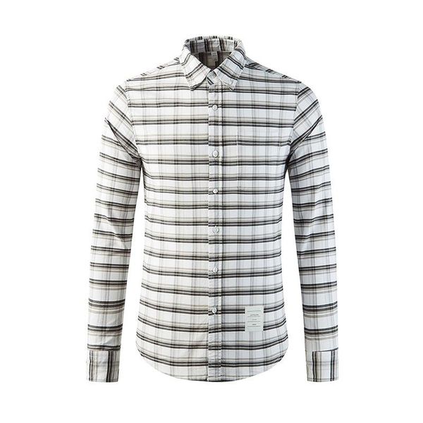 men's casual shirts oxford yarn dyed plaid male luxury long sleeve 100% cotton mens dress fashion slim fit party man 3xl, White;black
men's casual shirts oxford yarn dyed plaid male luxury long sleeve 100% cotton mens dress fashion slim fit party man 3xl, White;black