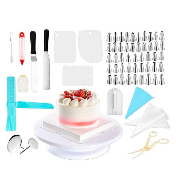 baking & pastry tools 164 pcs/set cake turntable decorating kit rotary table tool piping nozzle bag set supplies sets
baking & pastry tools 164 pcs/set cake turntable decorating kit rotary table tool piping nozzle bag set supplies sets