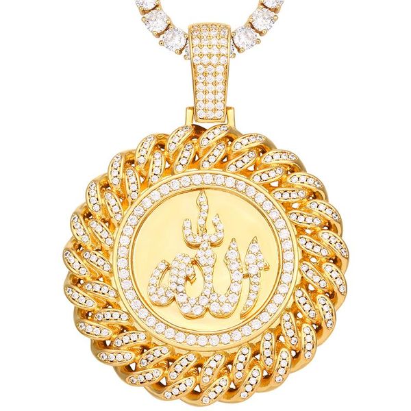 hip hop round pendant zircon hieroglyph lace design fashion rock necklace for men women party gifts necklaces, Silver
hip hop round pendant zircon hieroglyph lace design fashion rock necklace for men women party gifts necklaces, Silver