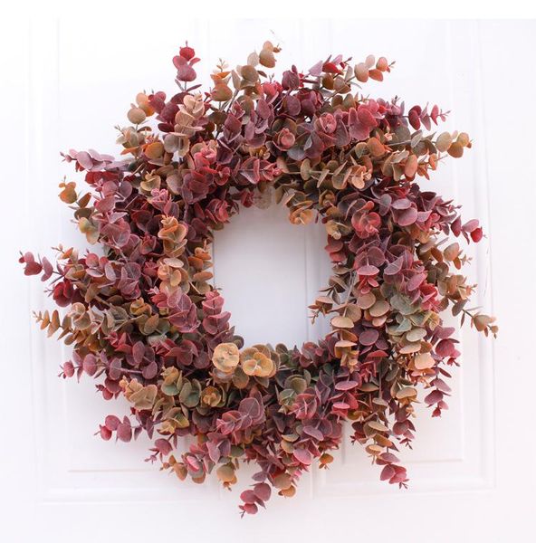 soft rubber eucalyptus wreath multicolor 46cm/18 inch artificial flowers welcome door ornaments christmas party wedding decorative & wreaths
soft rubber eucalyptus wreath multicolor 46cm/18 inch artificial flowers welcome door ornaments christmas party wedding decorative & wreaths