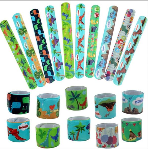 mixed color environmental dinosaur styles bracelet flexible pvc slap snap wrap wristband jewelry kids cute gift, Silver
mixed color environmental dinosaur styles bracelet flexible pvc slap snap wrap wristband jewelry kids cute gift, Silver