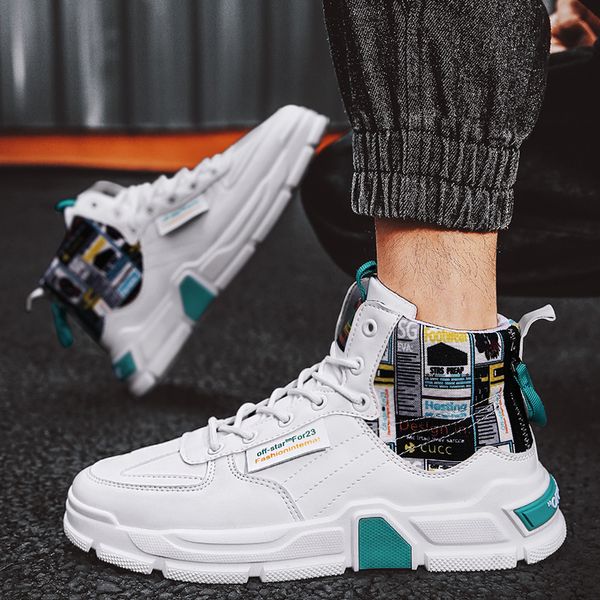 high casual shoes men graffiti leather man sneakers fashion platform comfort rubber youth tide shoes designer outdoor breath
high casual shoes men graffiti leather man sneakers fashion platform comfort rubber youth tide shoes designer outdoor breath
