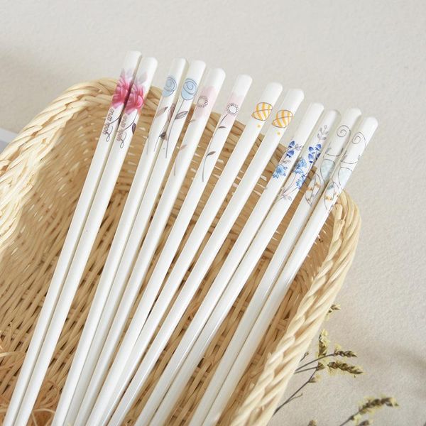 chopsticks 10pairs/set ceramic household porcelain health kitchen tools bone china set easy clean palillos chinos
chopsticks 10pairs/set ceramic household porcelain health kitchen tools bone china set easy clean palillos chinos