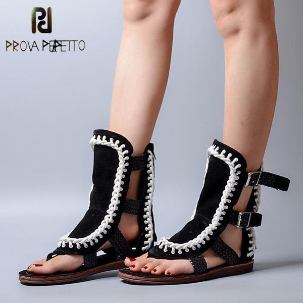 prova perfetto suede buckle strap women sandals summer casual shoes woman flip flops hollow out weave flat sandalias mujer, Black
prova perfetto suede buckle strap women sandals summer casual shoes woman flip flops hollow out weave flat sandalias mujer, Black