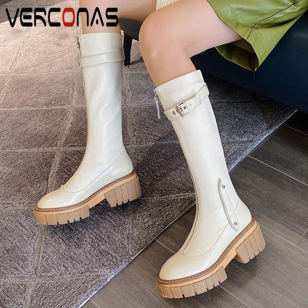 boots verconas elegant woman knee high autumn winter warm cow leather party basic office prom concise heel shoes, Black
boots verconas elegant woman knee high autumn winter warm cow leather party basic office prom concise heel shoes, Black