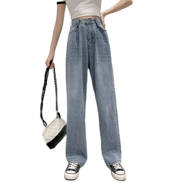 women's jeans 5xl large size fashion high waist women 2021 summer thin wide leg pants loose and straight, Blue
women's jeans 5xl large size fashion high waist women 2021 summer thin wide leg pants loose and straight, Blue