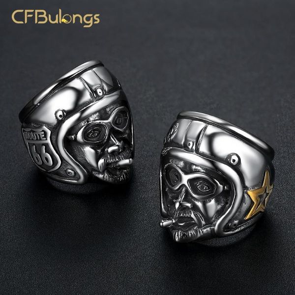 cluster rings cfbulongs cool gold american soldier route 66 smoking men ring stainless steel outdoor casual cyclist jewelry, Golden;silver
cluster rings cfbulongs cool gold american soldier route 66 smoking men ring stainless steel outdoor casual cyclist jewelry, Golden;silver