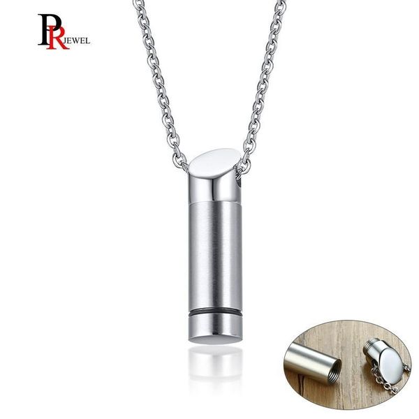 pendant necklaces can be opened cylinder urn for men woman stainless steel chain 20/24 inch, Silver
pendant necklaces can be opened cylinder urn for men woman stainless steel chain 20/24 inch, Silver