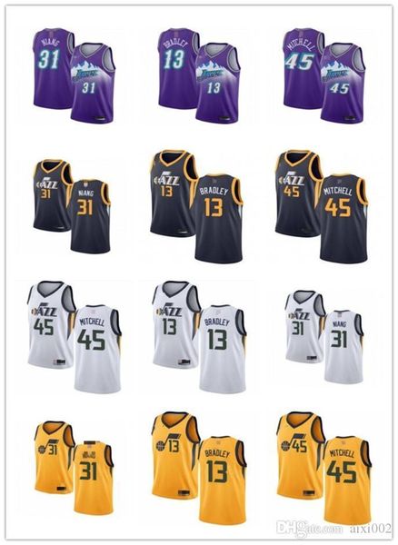 mens womens youth\rutah\rjazz\r31 georges niang 13 tony bradley 45 donovan\rmitchell white navy purple custom basketball jerseys, Black
mens womens youth\rutah\rjazz\r31 georges niang 13 tony bradley 45 donovan\rmitchell white navy purple custom basketball jerseys, Black