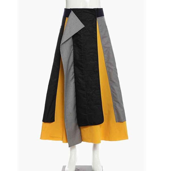 skirts seebeautiful loose a-line half-body skirt elastic waist patchwork contrast color fashion 2021 autumn winter women t967, Black
skirts seebeautiful loose a-line half-body skirt elastic waist patchwork contrast color fashion 2021 autumn winter women t967, Black