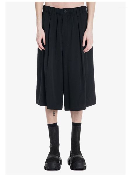 men's pants big black loose cropped trousers simple japanese fashion knee straight
men's pants big black loose cropped trousers simple japanese fashion knee straight