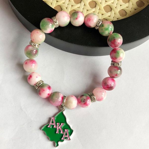 beaded, strands 8 style hand made pink green white tricolor natural stone bracelet jewelry, Black
beaded, strands 8 style hand made pink green white tricolor natural stone bracelet jewelry, Black