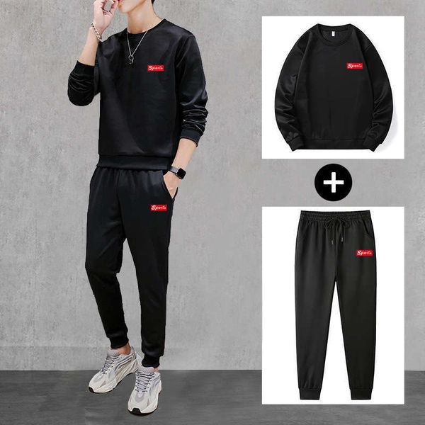 men's t-shirt youth tracksuits pullover korean version handsome bottoming shirt long sleeve sportswear suit for spring and autumn, Gray
men's t-shirt youth tracksuits pullover korean version handsome bottoming shirt long sleeve sportswear suit for spring and autumn, Gray