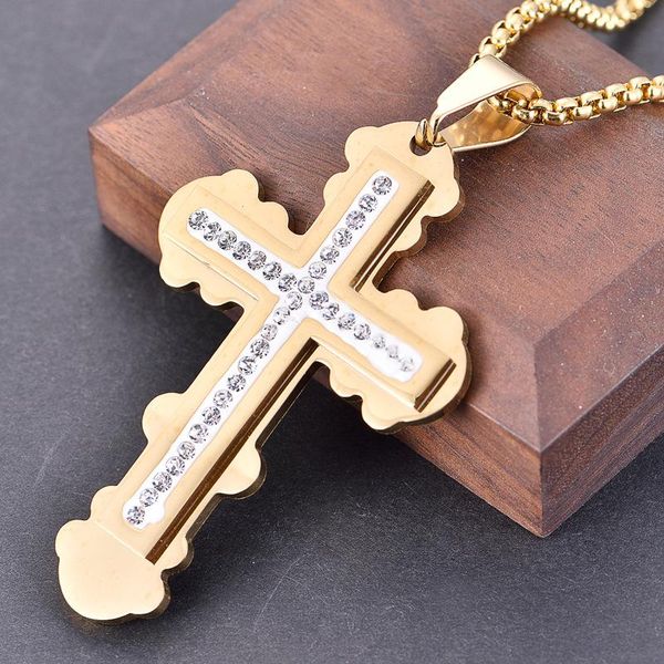 chains double-layer cross cz pendant necklace luxury women's wedding party clavicle chain romantic valentine's day jewelry gifts, Silver
chains double-layer cross cz pendant necklace luxury women's wedding party clavicle chain romantic valentine's day jewelry gifts, Silver