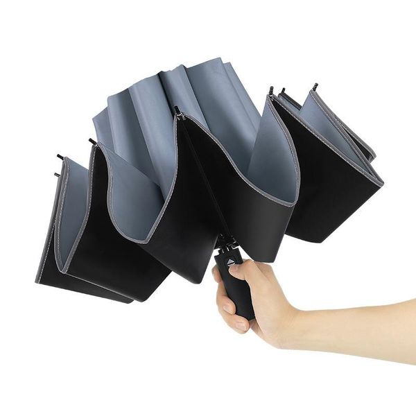 umbrellas 10 bone fully automatic reverse folding umbrella windproof business male parasol travel paraguas with reflective strip
umbrellas 10 bone fully automatic reverse folding umbrella windproof business male parasol travel paraguas with reflective strip
