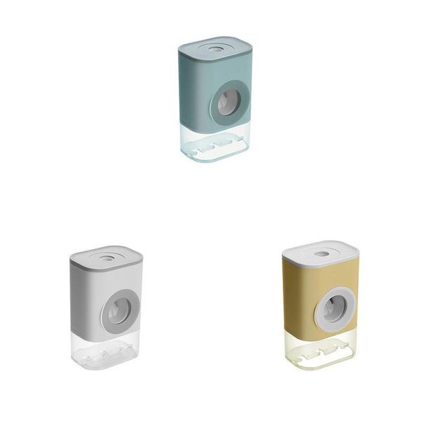 toothbrush holders 3 color toothpaste squeezer wall hanging punching lazy squeezing dispenser
toothbrush holders 3 color toothpaste squeezer wall hanging punching lazy squeezing dispenser
