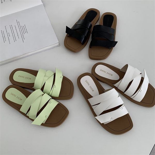 flipflop new style wearing soft soled slippers open - toe roman sandals women, Black
flipflop new style wearing soft soled slippers open - toe roman sandals women, Black