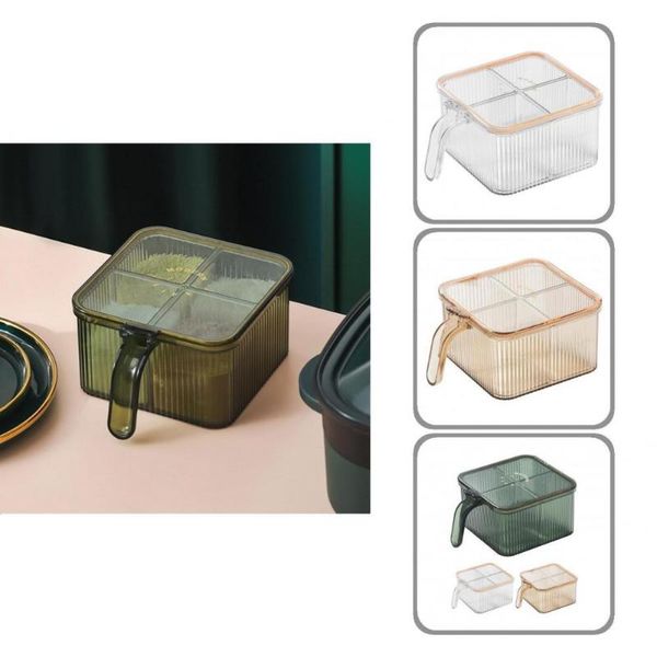 storage bottles & jars special spice pot 4 grids multi-purpose easy to refill jar seasoning tank 1 set
storage bottles & jars special spice pot 4 grids multi-purpose easy to refill jar seasoning tank 1 set