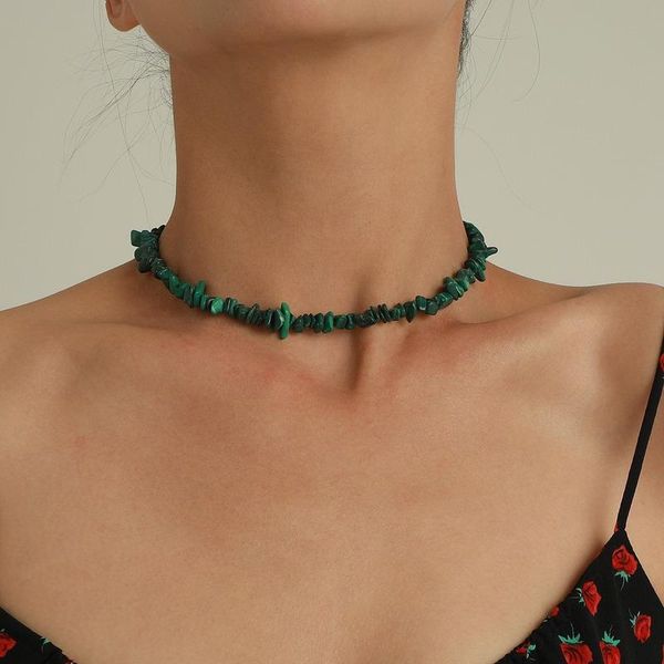chokers simple necklace women green necklaces woman retro choker fashion elegant european jewelry ladies party trendy zinc alloy collier, Golden;silver
chokers simple necklace women green necklaces woman retro choker fashion elegant european jewelry ladies party trendy zinc alloy collier, Golden;silver