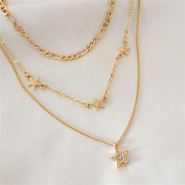 pendant necklaces vintage multilayer necklace for women bohemian gold round star choker trendy jewelry, Silver
pendant necklaces vintage multilayer necklace for women bohemian gold round star choker trendy jewelry, Silver