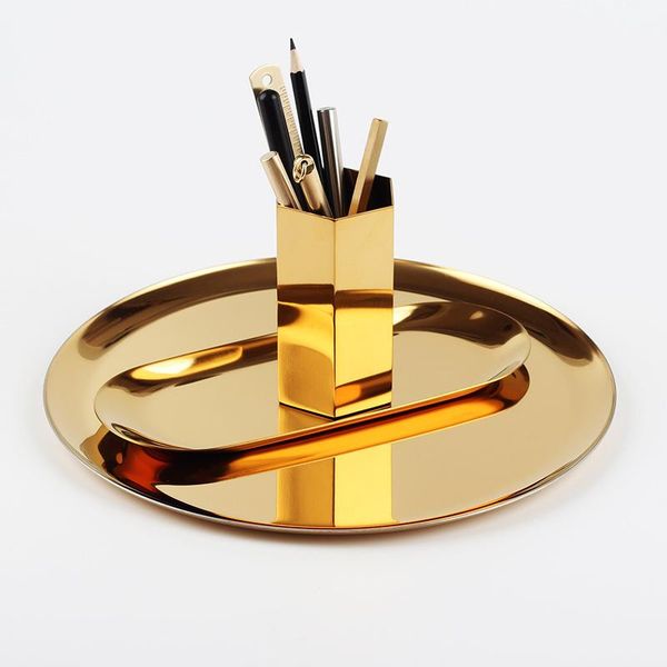 dishes & plates creative stainless steel golden oval jewelry storage tray nordic household snack cake plate
dishes & plates creative stainless steel golden oval jewelry storage tray nordic household snack cake plate
