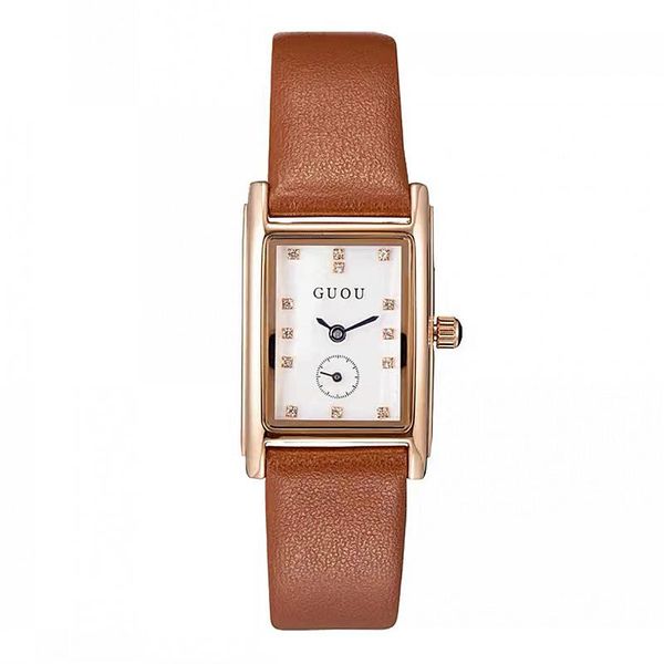 wristwatches fashion rectangle bracelet watches for women leather strap watch luxury crystal ladies women's clock, Slivery;brown
wristwatches fashion rectangle bracelet watches for women leather strap watch luxury crystal ladies women's clock, Slivery;brown