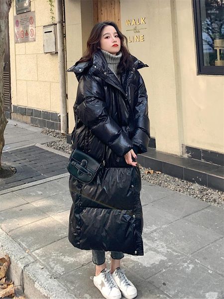 women's down & parkas chic parka women winter coat long waterproof fashion korean puffer jacket hooded padded outerwear warm mujer abri, Black
women's down & parkas chic parka women winter coat long waterproof fashion korean puffer jacket hooded padded outerwear warm mujer abri, Black