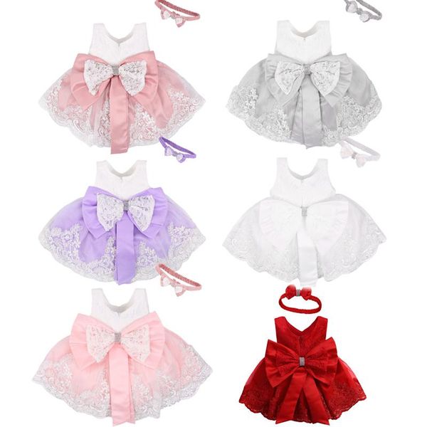 girl's dresses born baby princess girls dress headband 6 colors sleeveless lace bow flowers wedding party kids clothes 0-24m, Red;yellow
girl's dresses born baby princess girls dress headband 6 colors sleeveless lace bow flowers wedding party kids clothes 0-24m, Red;yellow