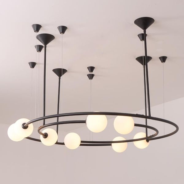 nordic lighting creative living room lamp ring glass ball pendant lights el exhibition hall iron personality lamps
nordic lighting creative living room lamp ring glass ball pendant lights el exhibition hall iron personality lamps