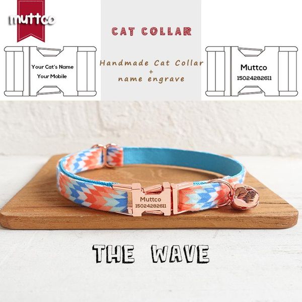 cat collars & leads muttco retail handmade engraved metal buckle collar for the wave design 2 sizes ucc064m
cat collars & leads muttco retail handmade engraved metal buckle collar for the wave design 2 sizes ucc064m