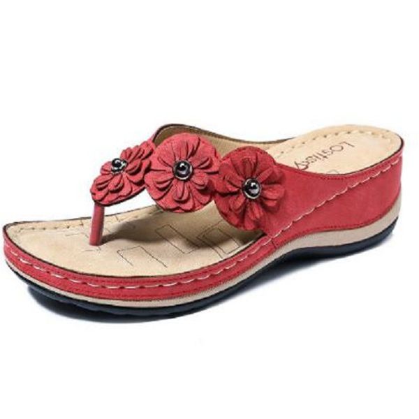 european and american multi-color handmade retro flowers super comfortable flat flip-flops round head casual women sandals, Black
european and american multi-color handmade retro flowers super comfortable flat flip-flops round head casual women sandals, Black