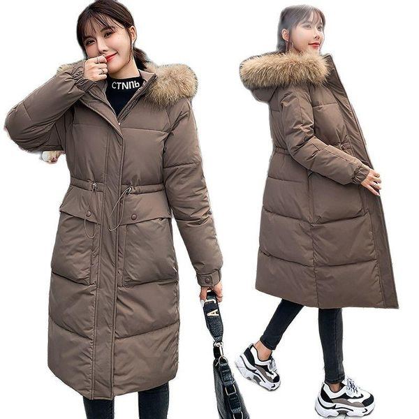 women's down & parkas plus size warm jackets 2021 fashion women winter coat long slim thicken jacket cotton padded outwear mujer, Black
women's down & parkas plus size warm jackets 2021 fashion women winter coat long slim thicken jacket cotton padded outwear mujer, Black