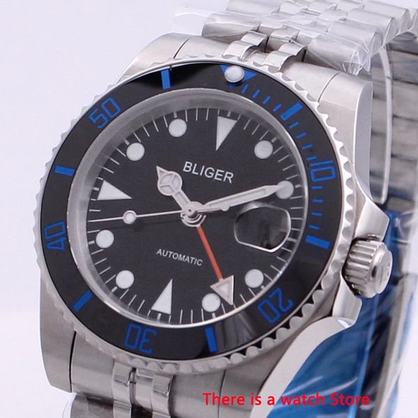 bliger 40 mm automatic mechanical man clock business sapphire glass goes lighting waterproof calendar men's, Slivery;brown
bliger 40 mm automatic mechanical man clock business sapphire glass goes lighting waterproof calendar men's, Slivery;brown
