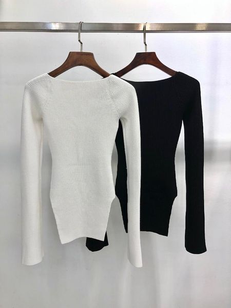 women's sweaters 2021 women fashion long-sleeved casual tight-fitting sweater 1012, White;black
women's sweaters 2021 women fashion long-sleeved casual tight-fitting sweater 1012, White;black