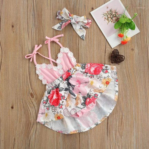 rompers cute summer baby girls floral lace romper dress lace-up v-neck sleeveless backless strappy jumpsuit+hairband for toddler, Blue
rompers cute summer baby girls floral lace romper dress lace-up v-neck sleeveless backless strappy jumpsuit+hairband for toddler, Blue
