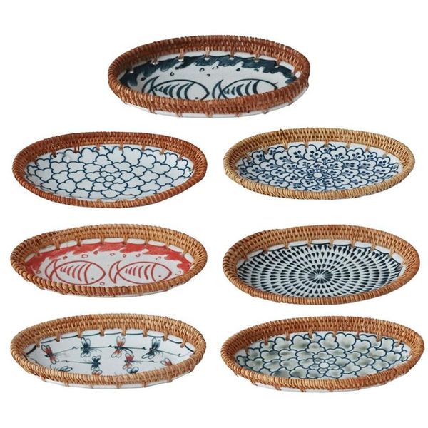 dishes & plates set of 1 natural rattan round plate ins style japanese fruit for home kitchen use 7 styles to choose
dishes & plates set of 1 natural rattan round plate ins style japanese fruit for home kitchen use 7 styles to choose