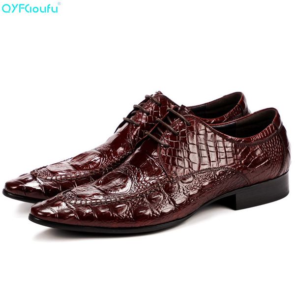 classic formal shoes men fashion style genuine leather oxford dress shoes italian handmade mens crocodile shoes, Black
classic formal shoes men fashion style genuine leather oxford dress shoes italian handmade mens crocodile shoes, Black