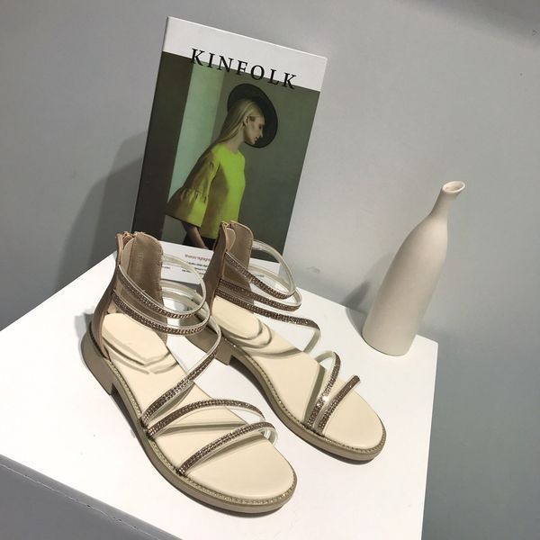 fairy sandals women's flat bottom summer new style fashion all-match comfortable soft low-heeled french gentle roman shoes, Black
fairy sandals women's flat bottom summer new style fashion all-match comfortable soft low-heeled french gentle roman shoes, Black