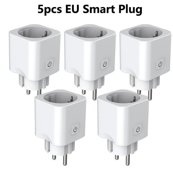 smart power plugs 5 pieces 10a eu wifi plug with monitor home wireless socket outlet works alexa google tuya app
smart power plugs 5 pieces 10a eu wifi plug with monitor home wireless socket outlet works alexa google tuya app