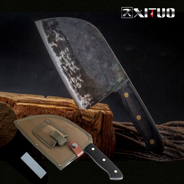 xituo fu tang chef knife handmade forged high-carbon cad stee kitchen knives ceaver fieting sicing broad butcher knife
xituo fu tang chef knife handmade forged high-carbon cad stee kitchen knives ceaver fieting sicing broad butcher knife