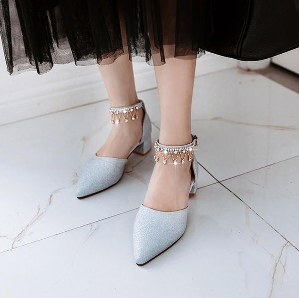 dress shoes big size 11 12 13 14 15 16 17 ladies high heels women woman pumps package toes crystal chain thick with single, Black
dress shoes big size 11 12 13 14 15 16 17 ladies high heels women woman pumps package toes crystal chain thick with single, Black