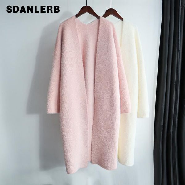 women's knits & tees mink-like wool knitted cardigan for women 2021 autumn and winter loose-fitting long temperament pure color coat ov, White
women's knits & tees mink-like wool knitted cardigan for women 2021 autumn and winter loose-fitting long temperament pure color coat ov, White