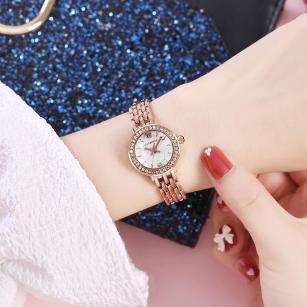wristwatches diamond-studded exquisite literary women's watch luxury bracelet quartz watches sports dress wrist clock relogio feminino, Slivery;brown
wristwatches diamond-studded exquisite literary women's watch luxury bracelet quartz watches sports dress wrist clock relogio feminino, Slivery;brown