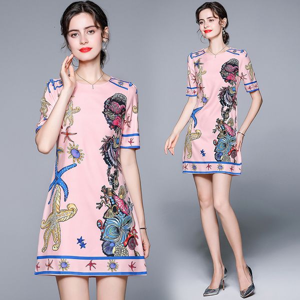 casual dresses fashion shell print short-sleeved dress slimming age reduction waist temperament a-line skirt m3q0, Black;gray
casual dresses fashion shell print short-sleeved dress slimming age reduction waist temperament a-line skirt m3q0, Black;gray