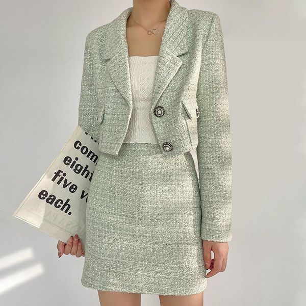 two piece dress autumn winter clothes 2021 women elegant wool jacket +mini skirt set korean fashion ladies outfits, White
two piece dress autumn winter clothes 2021 women elegant wool jacket +mini skirt set korean fashion ladies outfits, White