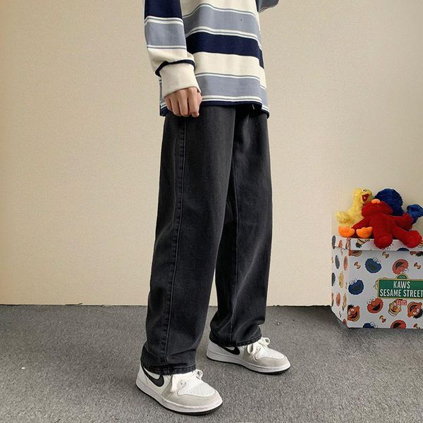 men's jeans korean fashion loose straight wide leg pants autumn street wear brand clothing black light blue 2021
men's jeans korean fashion loose straight wide leg pants autumn street wear brand clothing black light blue 2021