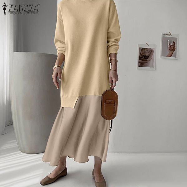 women's blouses & shirts elegant spring sundress robe puff sleeve dresses patchwork vestidos 2021 zanzea fashion dress women o nec, White
women's blouses & shirts elegant spring sundress robe puff sleeve dresses patchwork vestidos 2021 zanzea fashion dress women o nec, White