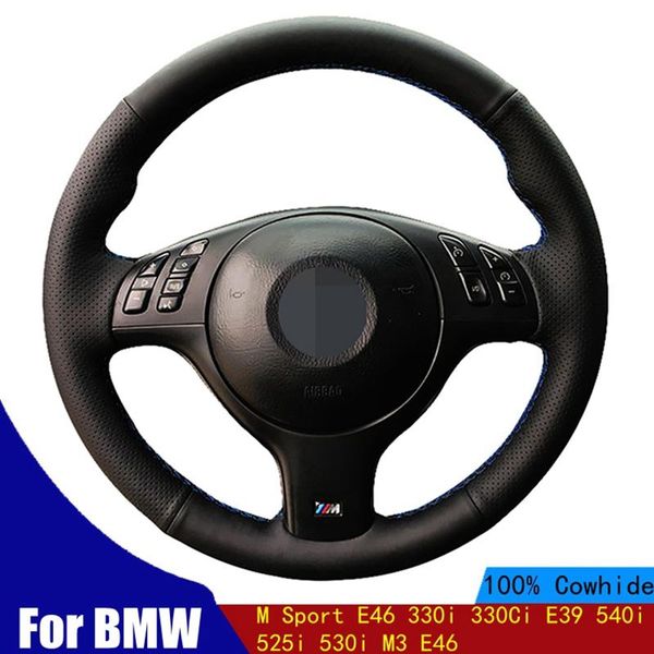 steering wheel covers car cover hand-stitched black genuine leather for m sport e46 330i 330ci e39 540i 525i 530i m3
steering wheel covers car cover hand-stitched black genuine leather for m sport e46 330i 330ci e39 540i 525i 530i m3